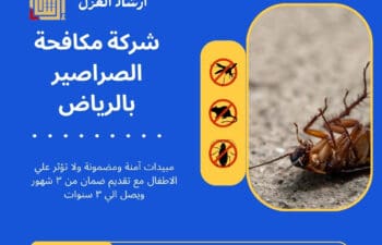 شركة مكافحة الصراصير بالرياض